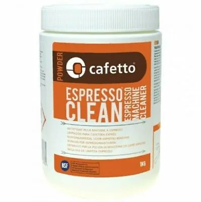 CAFETTO 1KG ESPRESSO CLEAN Coffee Machine Cleaner Professional Cleaning Powder • $15.76