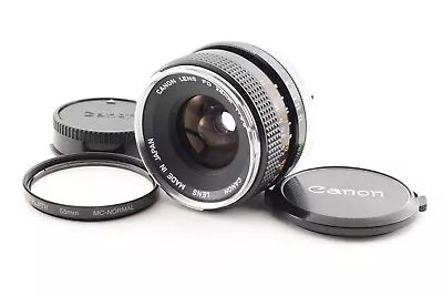 《 MINT 》 CANON FD 28mm F3.5 Chrome Nose Wide Angle MF FD Mount From JAPAN • £95.23