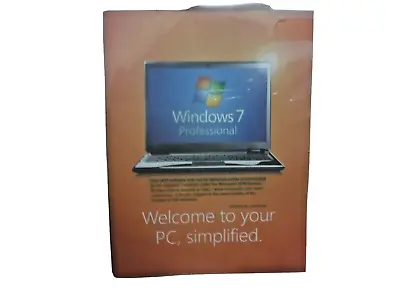 $31.98 • Buy Microsoft Windows 7 Professional 64 Bit Full Version DVD With Product Key
