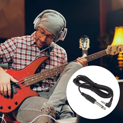 £5.99 • Buy 1 Pc Guitar Cable Jack Headphone Adapter 1 8 To 1 4 Cable  6.35 Male To 3.5 Fema