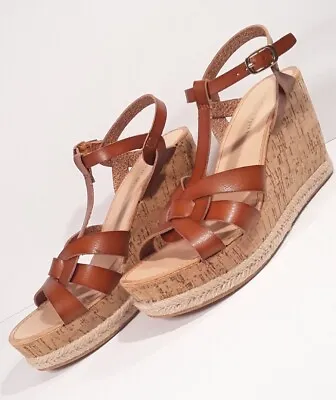 Madden Girl Women’s Size 7.5M  Cortette Cork Wedge Heels  • $12.99