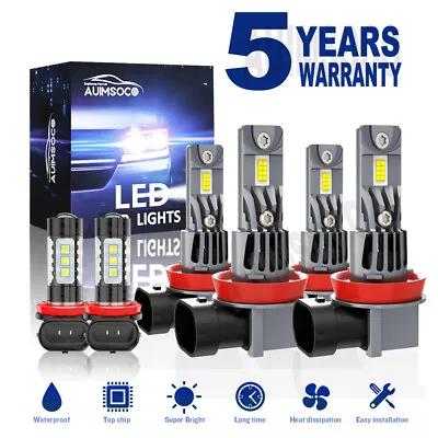 For Volvo XC60 T6 Sport Utility 2010-2013 LED Headlight High/Low Fog Light Bulbs • $89.99