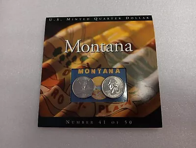 US Minted Quarter Dollar Montana Numbered Coin Set Sealed 41 Of 50 • $7.97