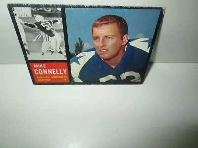 MIKE CONNELLY 1962 Vintage FOOTBALL CARD Topps #44 DALLAS COWBOYS Rookie Rc VG • $4.99