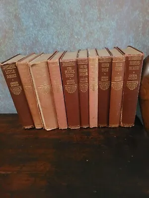 Charles Dickens Set Of 10 Vintage Hard Back Books Published By Collins • £9