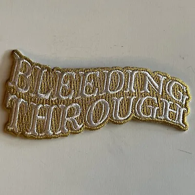 Bleeding Through Band Iron On Embroidered Patch: Vintage Licensed Rare • $9.99