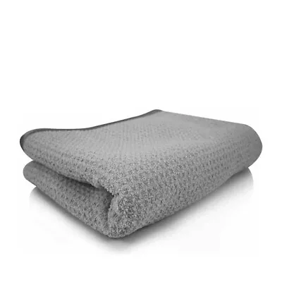 Large Waffle Weave Grey Thirsty Microfiber Drying Towel 25  X 36  • $10.98