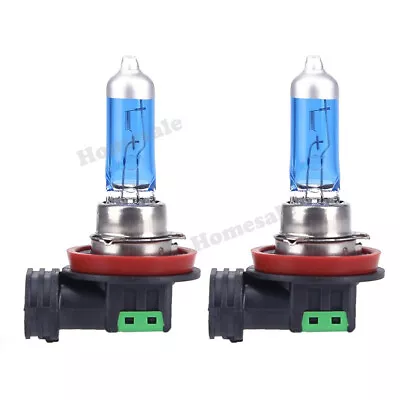 2Pcs H11 Halogen Fog Lights Car Headlights Lamp 100 12V Globes Xenon White Bulbs • $19.99