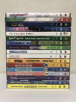 Mary-Kate And Ashley Olsen 17 DVD Lot Grandmother’s House Billboard Dad + MORE! • $249.95