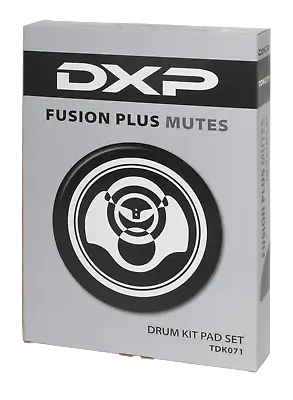 DXP TDK071 Fusion Drum Kit Rubber Tom Mute Pads Set 10 12 14 16 22 + Cymbals • $119