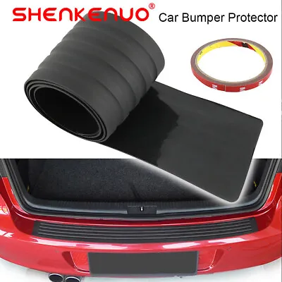 Black Door Sill Guard Car SUV Body Bumper Protector Trim Cover Protective Strip • $8.75