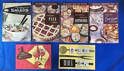 Vintage Cookbook Lot Of 6 - Culinary Arts Institute Metropolitan 1950s • $7.50