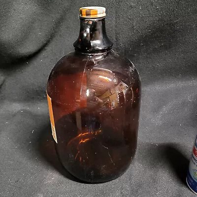 Vintage A&W  ROOT BEER SYRUP 160 FL Oz  Glass Jug Red Cap Ice Cold A&W Root Beer • $30