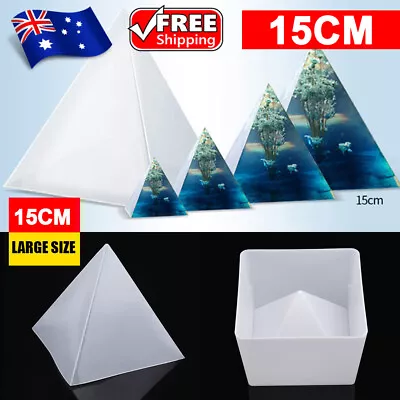 Pyramid Silicone Resin Mould Casting Molds Kit Mould Craft Jewelry Making Epoxy • $25.85