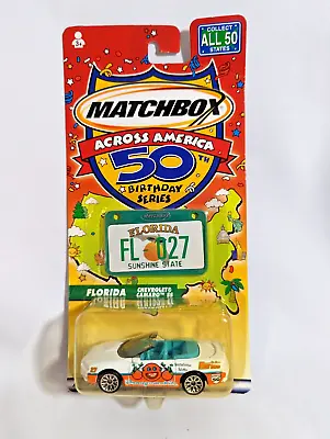 Matchbox Across America Florida Chevrolet Camaro SS Diecast Car Southern NIP • $18.97