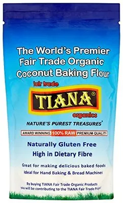 Tiana TIANA Fairtrade Organic Gluten Free Low-carb Coconut Flour • £8.17