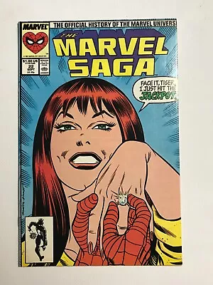 Marvel Saga #22 Nm Copper Age 1987 - Iconic Mary Jane Jackpot Cover Key • $19.99