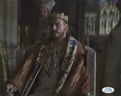 Michael Fassbender Macbeth Autographed Signed 8x10 Photo ACOA 2020-16 • $69.99