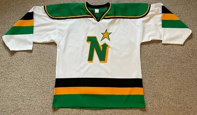 Minnesota North Stars CCM Custom Vintage Hockey Jersey NHL White NEW! Size L • $67.75