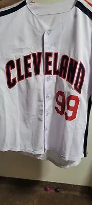 Vaughn Clevelan Indians Jersey Charlie Sheen 99 • $140