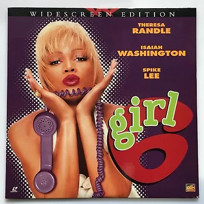 GIRL 6 Laserdisc BRAND NEW SEALED WIDESCREEN W/ Madonna Songs By Prince Rare LD • $45.95