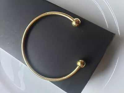  9ct Gold Plated Torque Bangle • £14.99