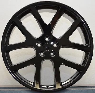 Fits 22  9  & 10  Staggered Viper Gloss Black Wheels Rims Chrysler 300 C SRT • $1450