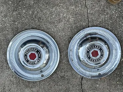 Pair 1952-Packard Hubcap  Hub Cap 15   USED • $42.50