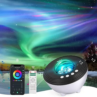 £27.99 • Buy LED Galaxy Star Light Starry Sky Projector Night Lights With Music Speaker WIFI