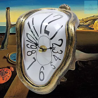 FAREVER Melting Clock Salvador Dali Watch Melted Clock For Decorative Home Desk • £24.73