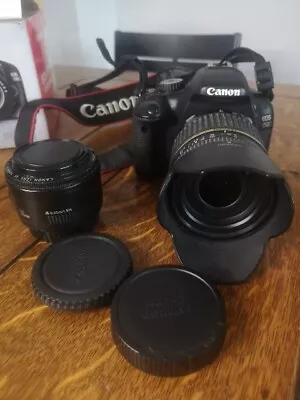 Canon EOS 550D 18.0MP Digital SLR Camera - Black (Kit W/ EF-S 18-55mm) With Bag • £72