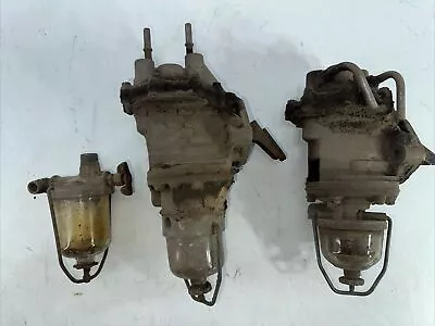 Lot Of Vintage Fuel Pumps With Sediment Bowl For Rebuild Or Core Ratrod￼ • $40