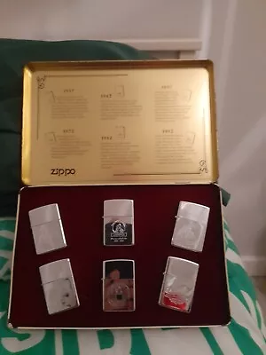 Zippo 60th Anniversary Lighters Full Set • £500