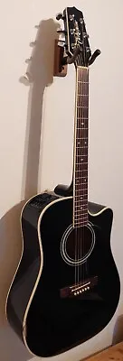 Takamine  EF341C Black Electro-acoustic Guitar • £525