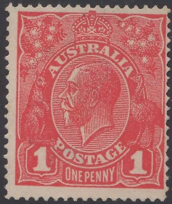 Australia KGV 1d Red Die III Mng • $23.99