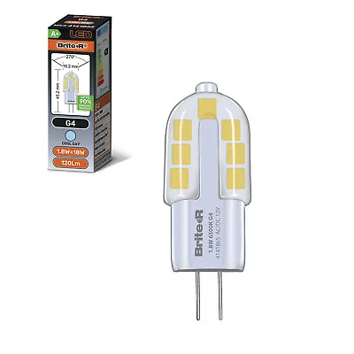 1x G4 LED Bulb 1.8W=18W COOL White Brite-R 6500K ENERGY SAVE 12V Light Lamp • £4.19