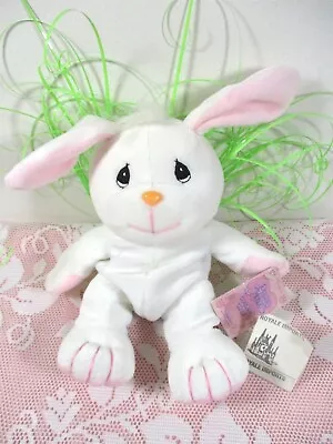 Precious Moments Tender Tails White Rabbit Plush Easter 8 Inch New With Tags • $12.90