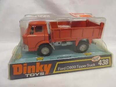 Dinky Toys Diecast Metal Ford D 800 Tipper Truck #438 MINT W/ Original Packaging • $18.99