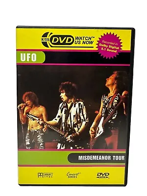 UFO Rock Band DVD Video Disc Misdemeanor Tour TESTED W/ Insert Dolby Digital • $39.95