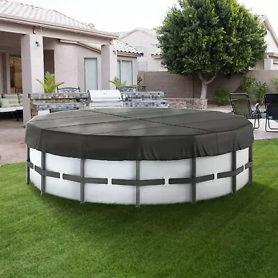 VEVOR 18 Ft Round Pool Cover Above Ground Swimming Pool Cover Drawstring Design • $75.89