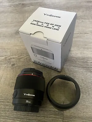 $295 • Buy YONGNUO YN35mm F2.0 DF DSM Full-Frame Autofocus Lens For Sony E-Mount Camera