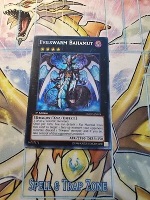 Yugioh - Evilswarm Bahamut HA07-EN024 NM 1st Ed Secret Rare • $4.38