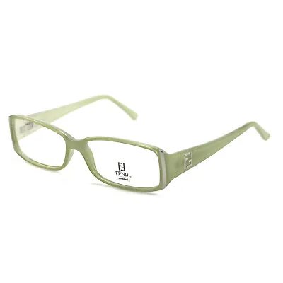 Fendi Women's Eyeglasses F862 337 Light Green 53 14 130 Frames Rectangular • $29.95