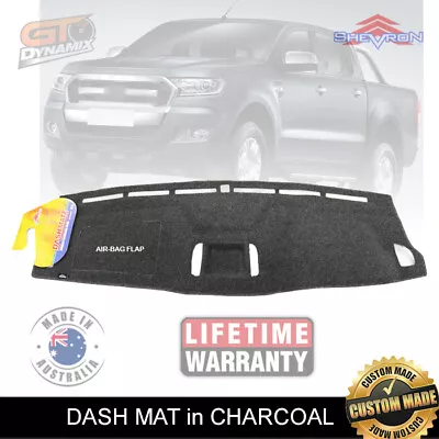 Dash Mat Ford Ranger Px Mk2 + Mk3 Xlt Xls No Driver Impair 6/2015-22 Dm1405 Char • $89.95