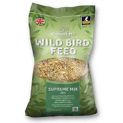 £23.99 • Buy Copdock Mill Supreme Wild Bird Mix 20kg All Seasons Feed