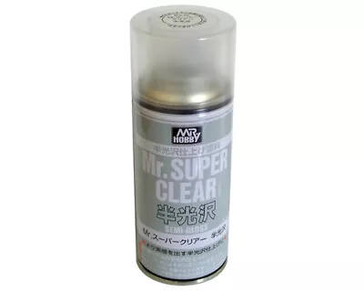 Mr.Hobby B516 Mr. Super Clear Spray Clear Semigloss (170ml) Modeling • £15.04