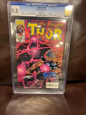 Thor #V2 #2 CGC 9.8 Thor #504 1st Marnot Must Sell - WOW.  Must Sell SWEET BOOK • $84.15