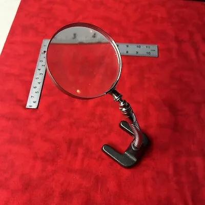 (unbranded) Desk Magnifying Loupe Flexible Stand 4  Diameter • $25