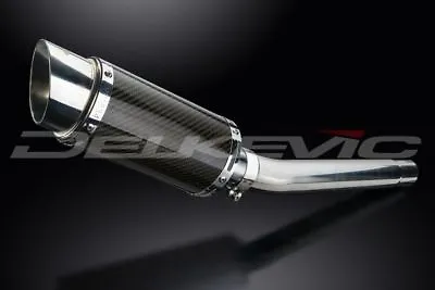 Delkevic 8  Carbon Round Slip On Muffler - Suzuki GSX-R1000 2005-2006 Exhaust • $309.99