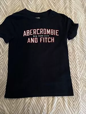 Boys Age 9-10 Navy Abercrombie And Fitch Tshirt  • £1.50